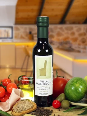 Huile d’olive extra vierge au gingembre - Villa Manodori