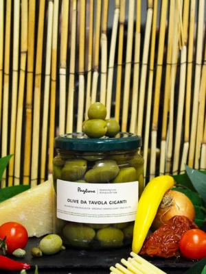 Olives vertes géantes - bio - Paglione