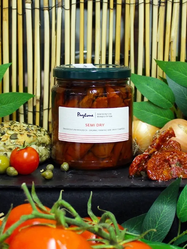 Tomates semi-sèches à l’huile d’olive - bio - Paglione