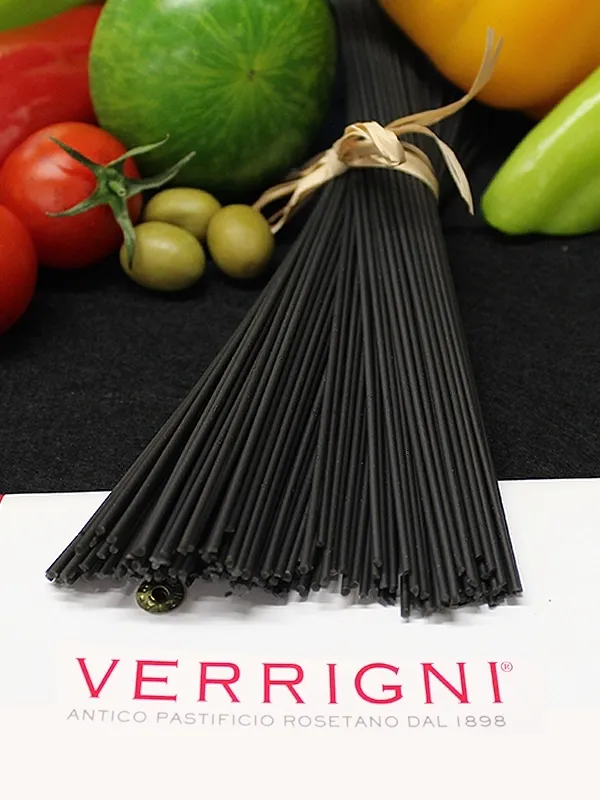 Spaghetti à l'encre de seiche - Verrigni