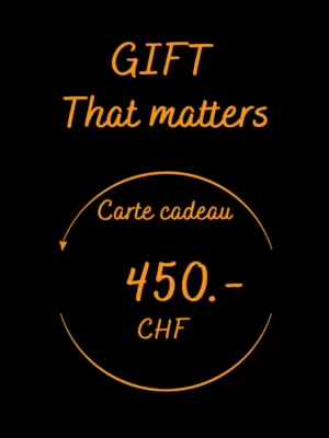 Carte cadeau d'une valeur de 450.- CHF