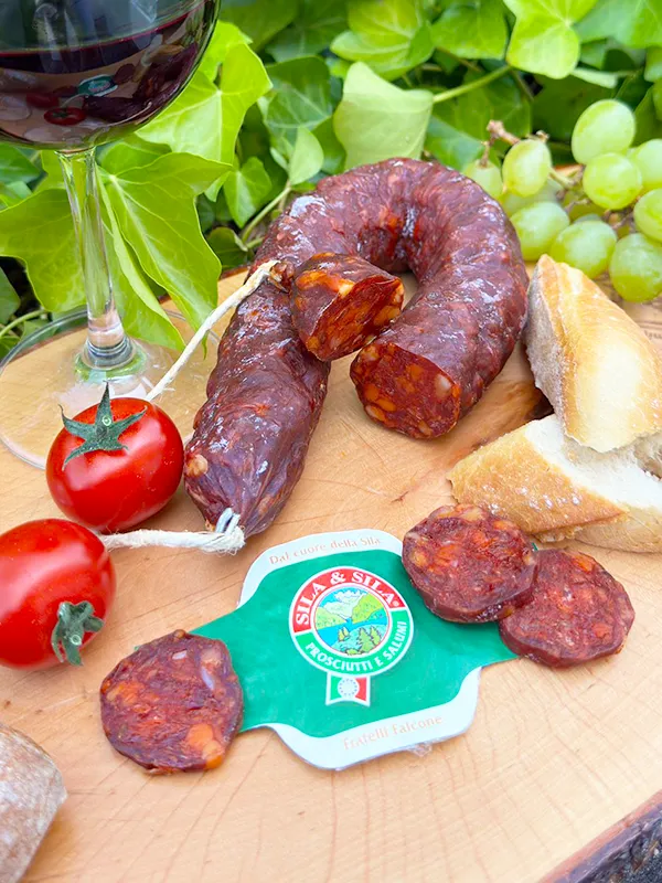 Saucisse calabraise piquante artisanale – Sila e Sila